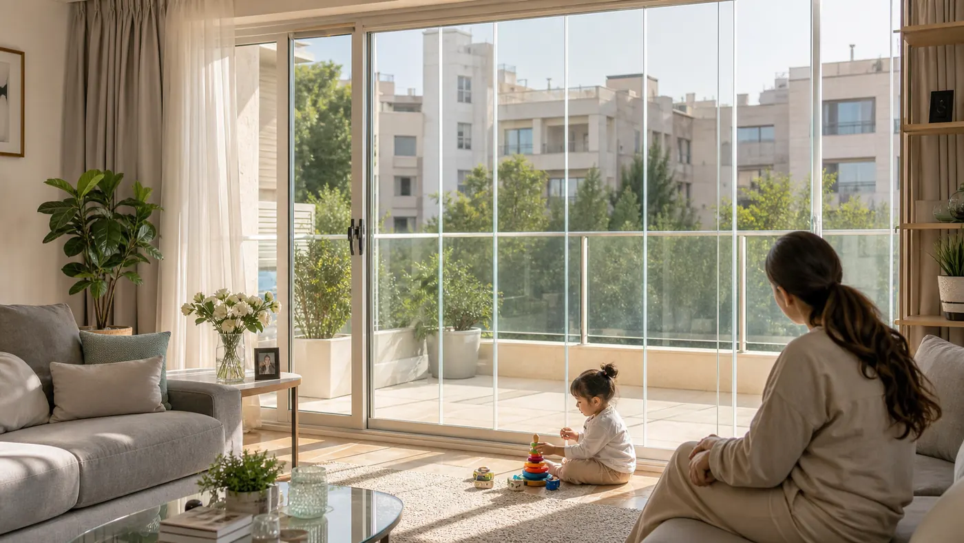 ایمنی خانه برای کودکان؛ نقش شیشه ایمنی در بالکن، پنجره و فضاهای پرتردد