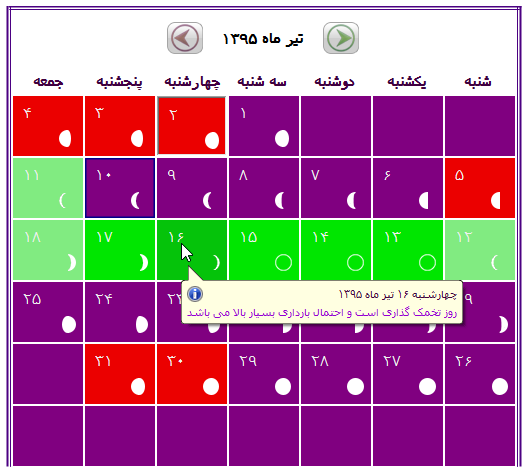 روزشمار زنانگی اوما