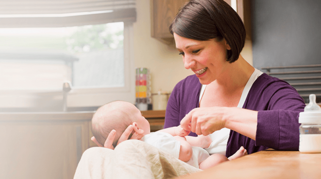 تکامل نوزاد دو ماهه در هفته سوم