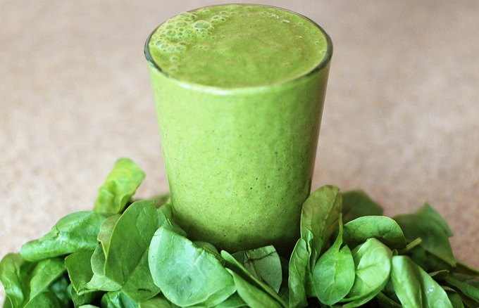 نوشیدنی سبز با کالری بالا