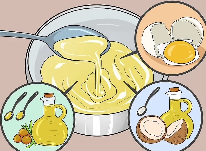 ماسک روغن و تخم مرغ ماسک روغن و تخم مرغ