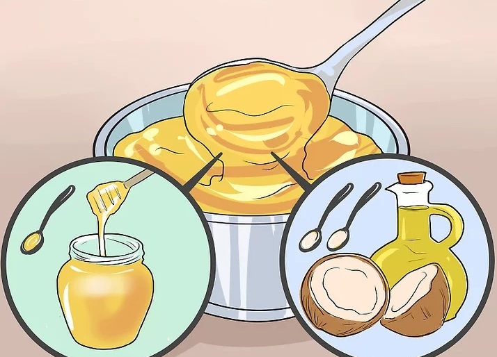 ماسک عسل و روغن نارگیل ماسک عسل و روغن نارگیل