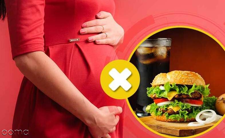 مضرات فست فود در بارداری مضرات فست فود در بارداری