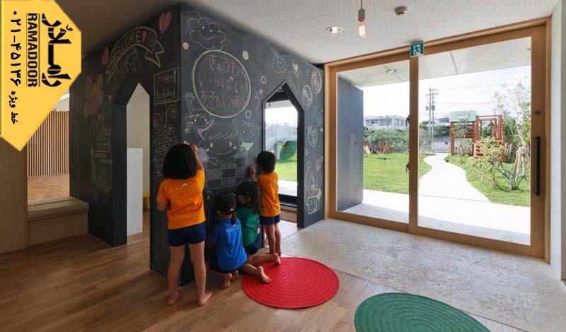 پارتیشن شیشه ای برای اتاق کودک