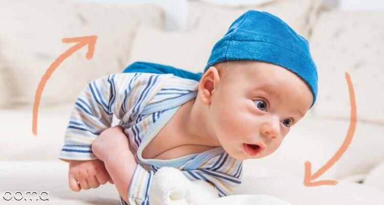 چرخیدن و غلت زدن نوزاد چرخیدن و غلت زدن نوزاد