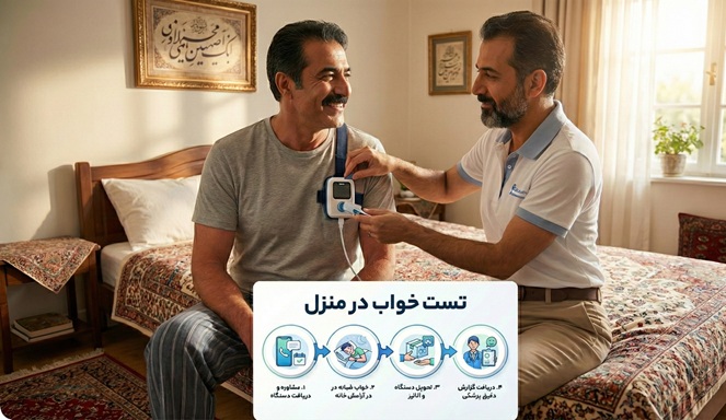 تست خواب در منزل