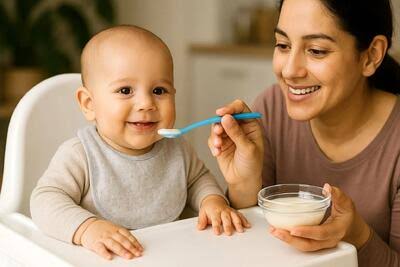 غذای کمکی نوزاد