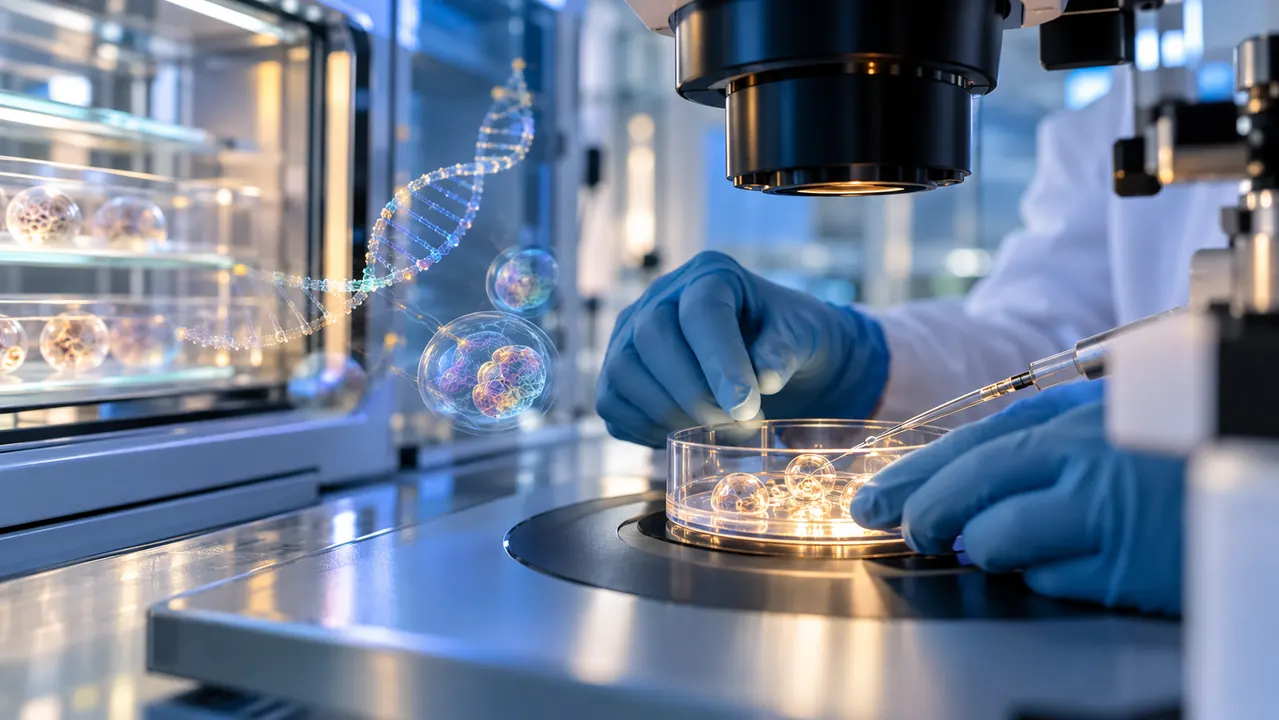 آزمایشگاه IVF و انتخاب اسپرم در بررسی شکست DNA اسپرم