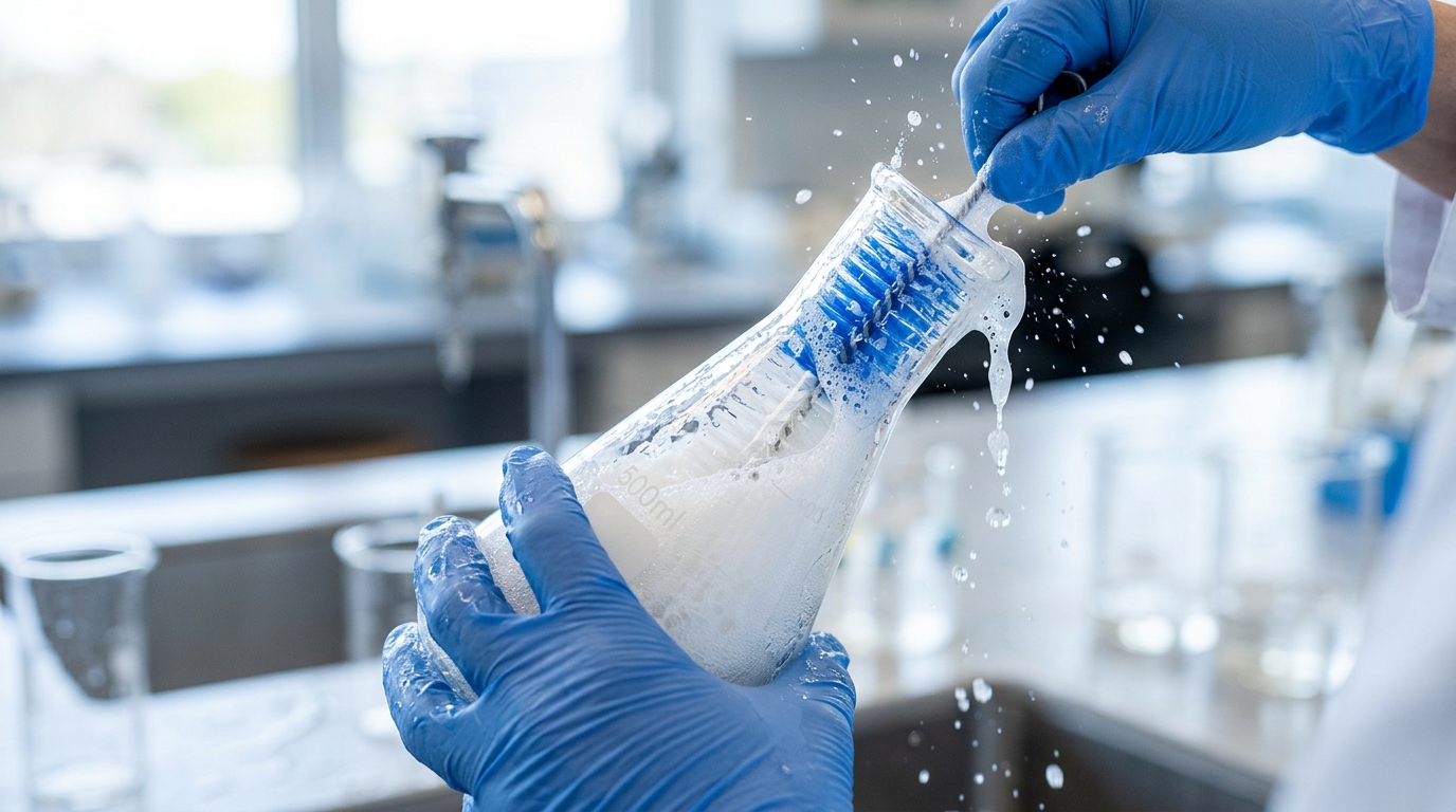 چگونه شیشه آلات آزمایشگاهی را شستشو و استریل کنیم؟