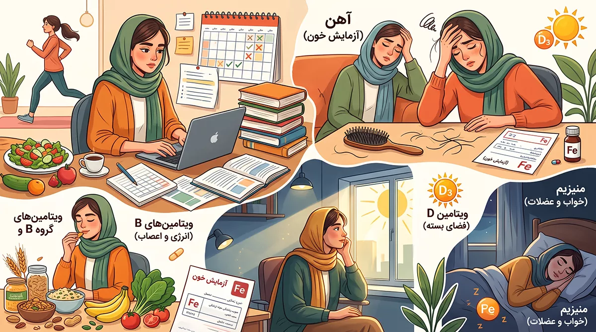 تاثیر انواع مکمل های بانوان