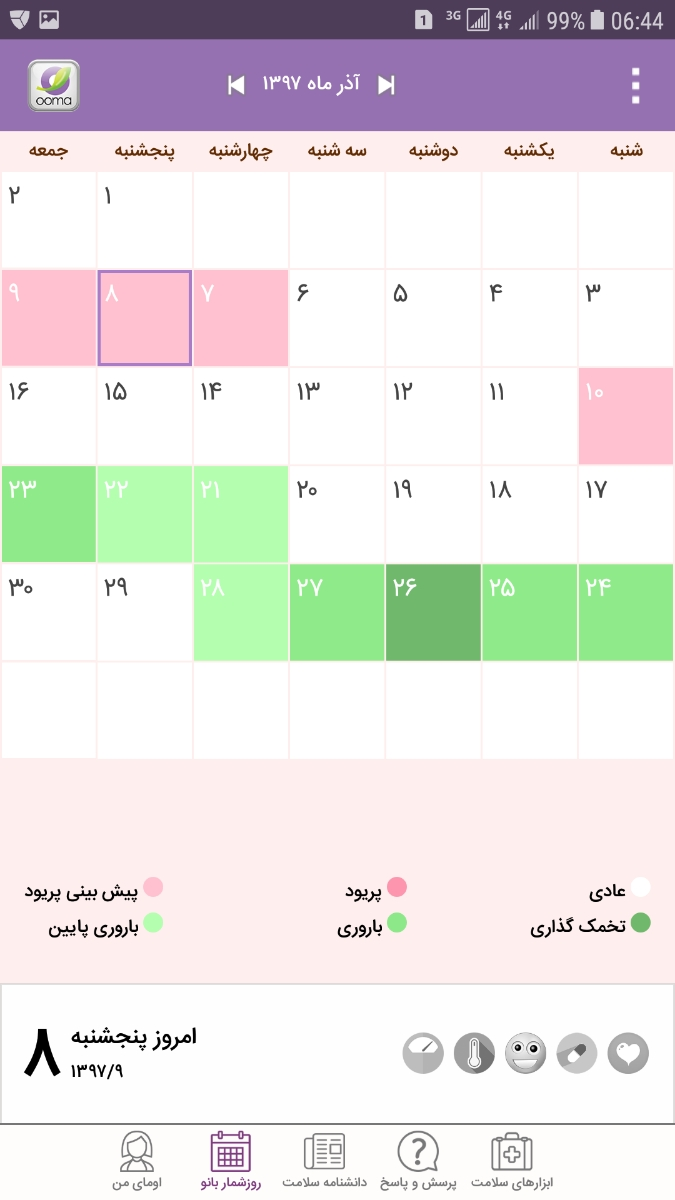 ممکنه باردار باشم بی بی نشون میده