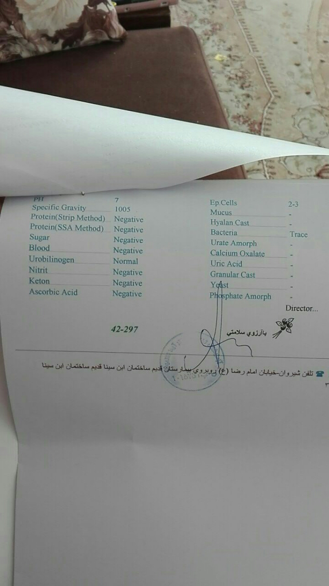 تفسیر ازمایش خون بارداری