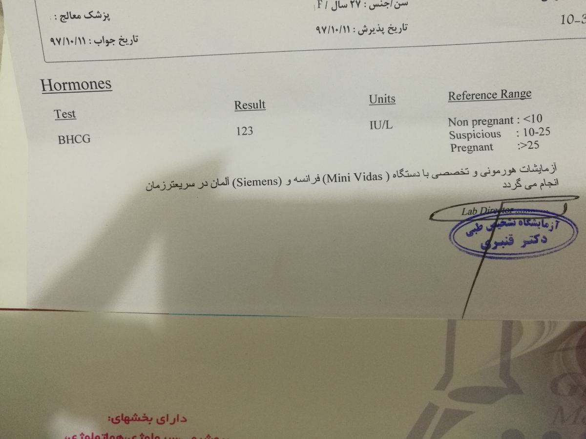 آزمایش خون بارداری مثبت آزمایش خون بارداری مثبت
