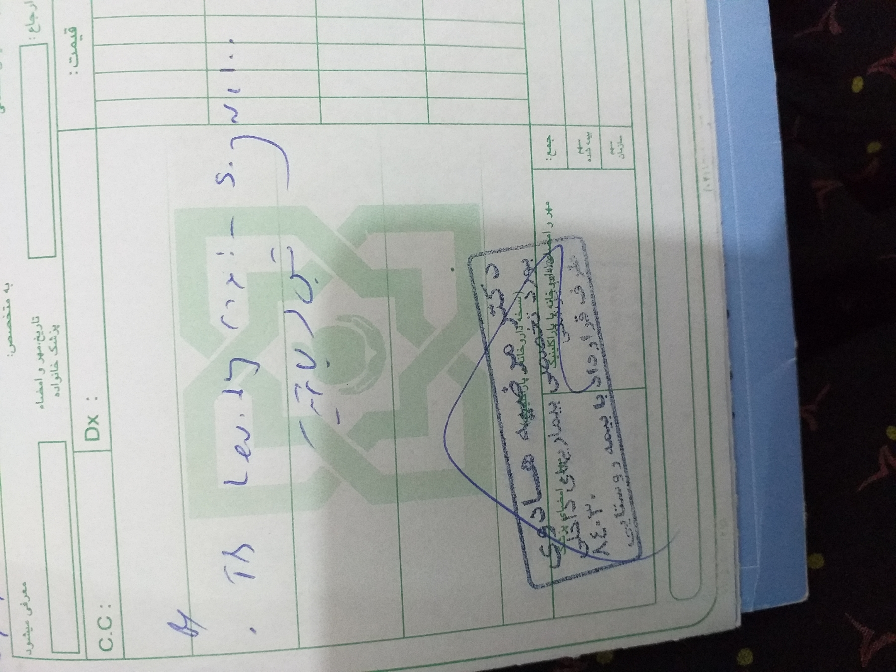 خواندن نسخه پزشک غدد