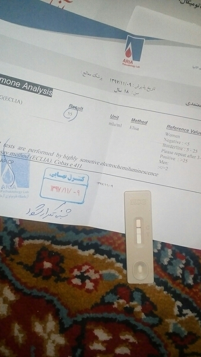 بی بی چک مثبت درشب