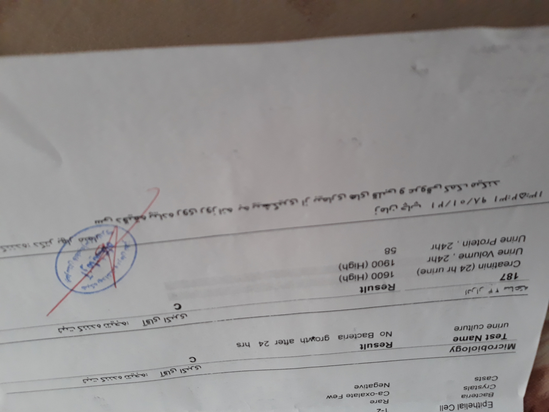 تفسیر فوری جواب ازمایش