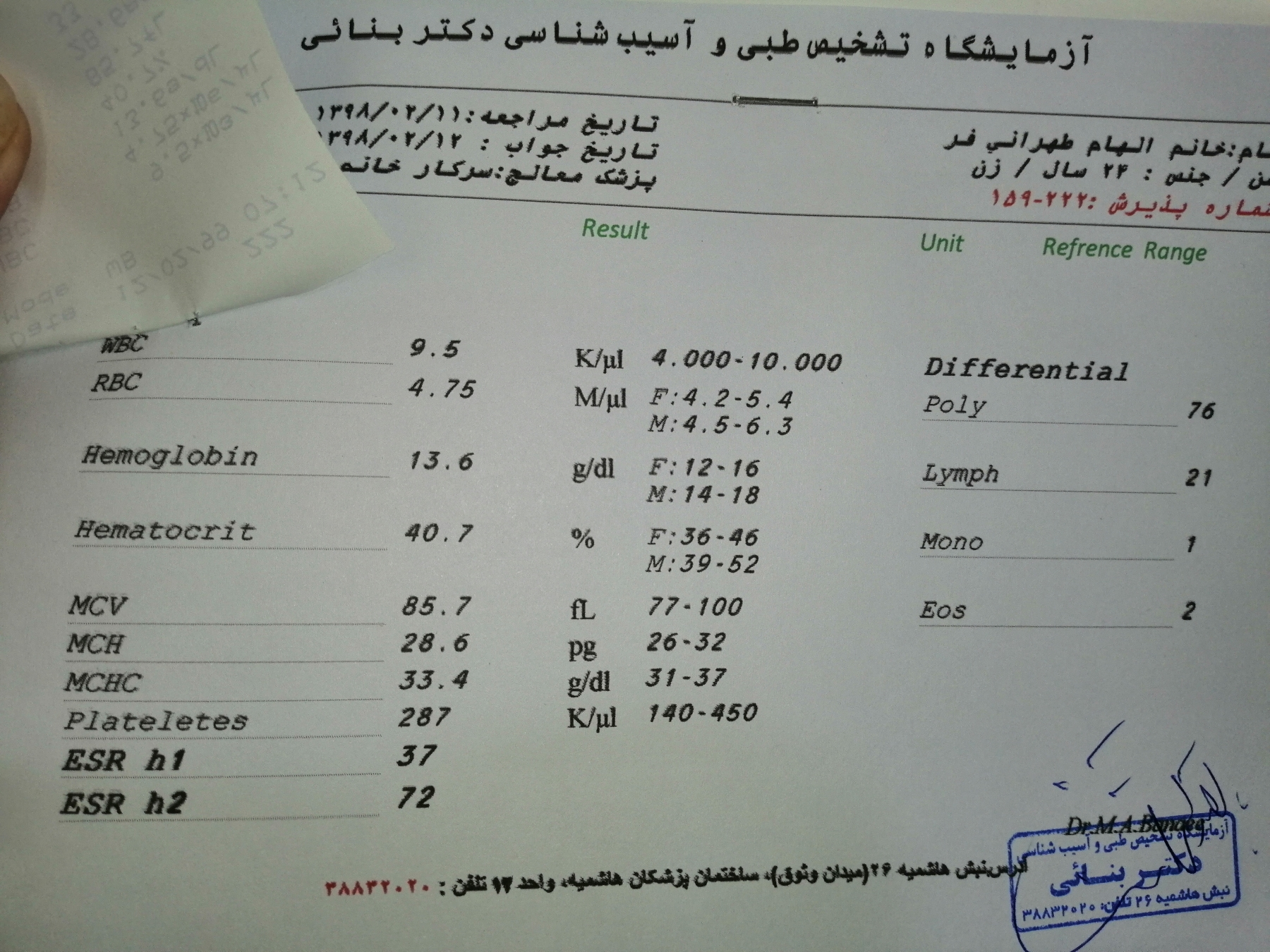 نشت کیسه آب و ختم بارداری