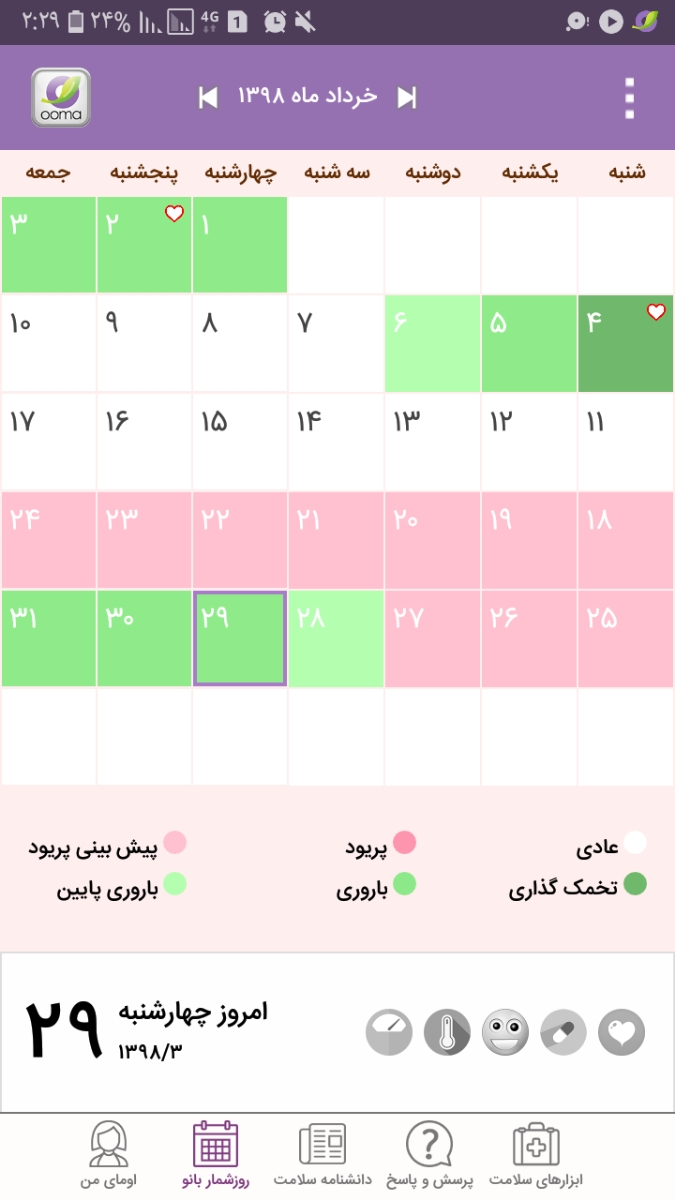 علت دردپریودی هروزفقط صبح