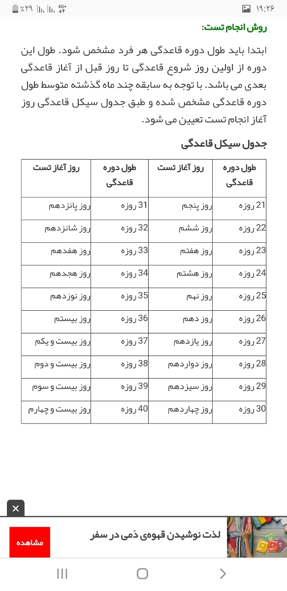 بارداری بعد از پریود