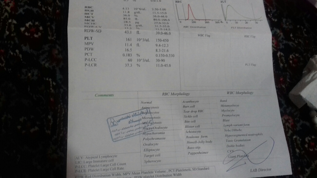 داشتن کم خونی دربارداری وتفسیر ازمایش بارداری