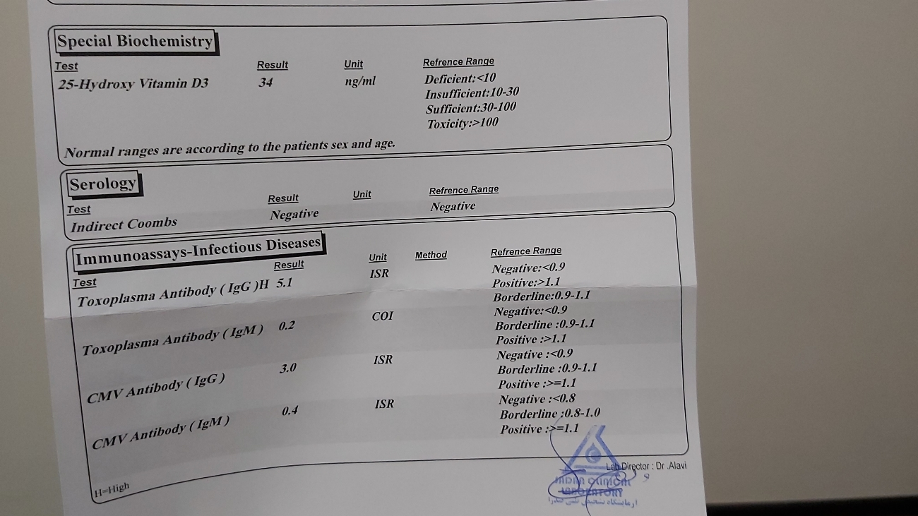 تفسیر آزمایش هفته دهم