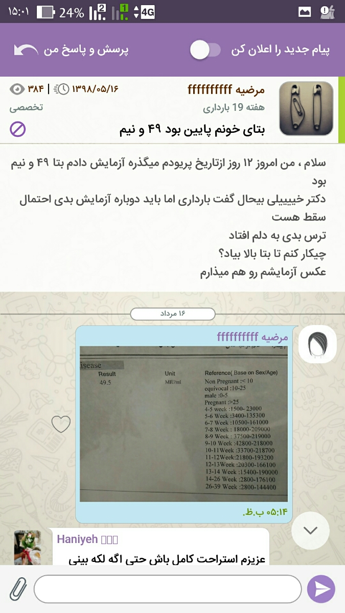 رشد خیلی ضعیف بتا و جنین کسی مشابه من بوده؟ رشد خیلی ضعیف بتا و جنین کسی مشابه من بوده؟