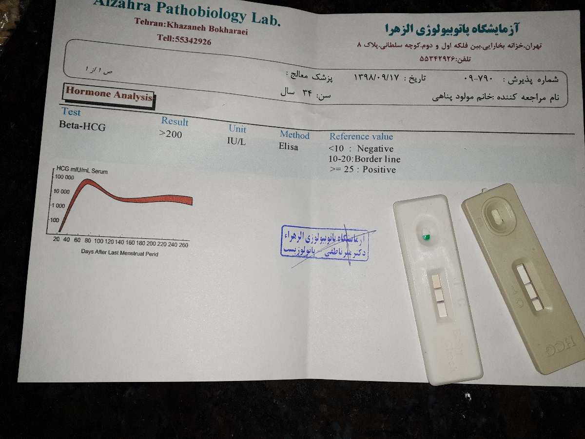 چندهفته میشه که باردارم