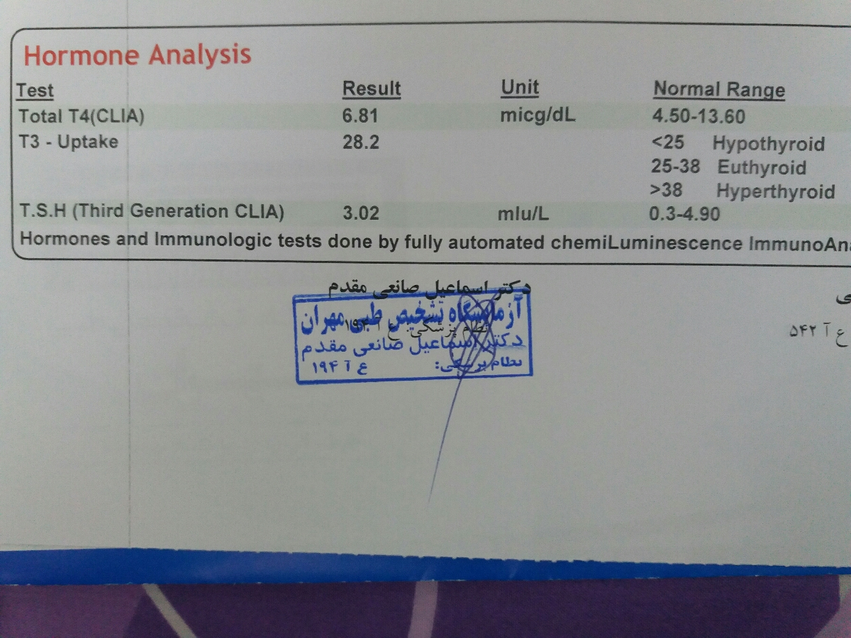 کم کاری تیروئید بعد از زایمان ادامه دارد