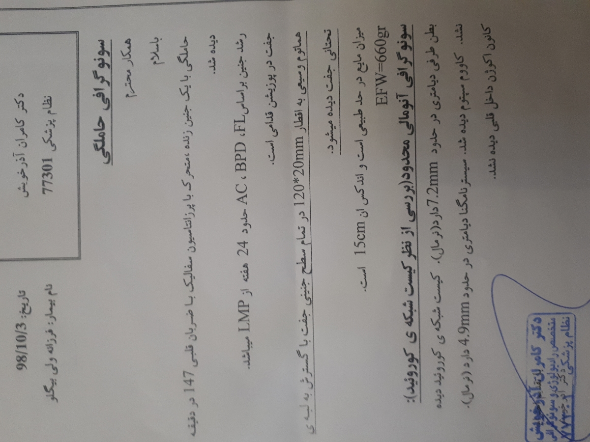 فردا بستری میشم ۲۴هفته ام فردا بستری میشم ۲۴هفته ام