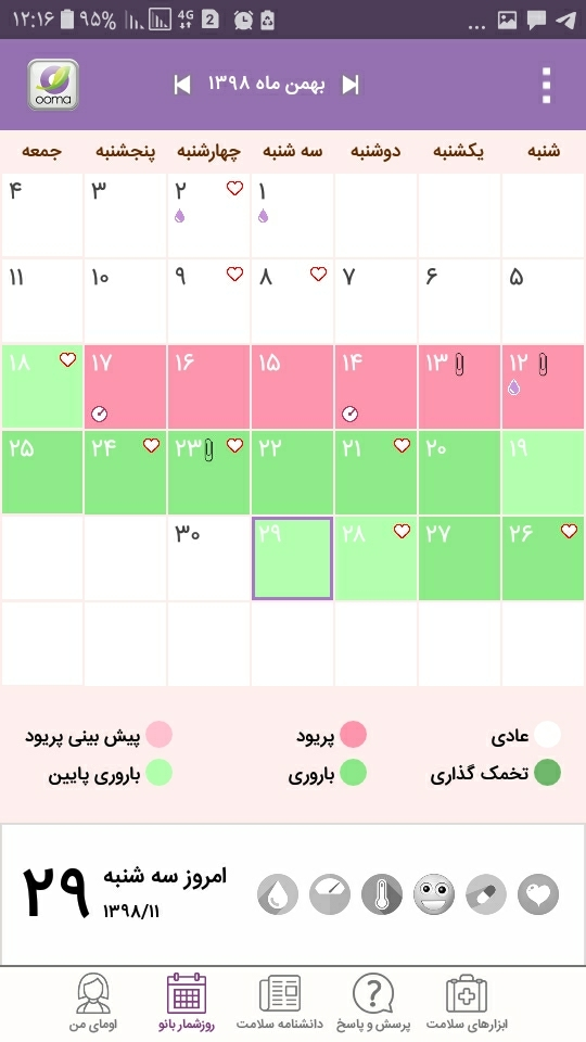 درد شکم وقتی فشار میدم