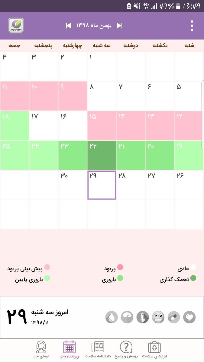 ایا امکان بارداری وجود دارد