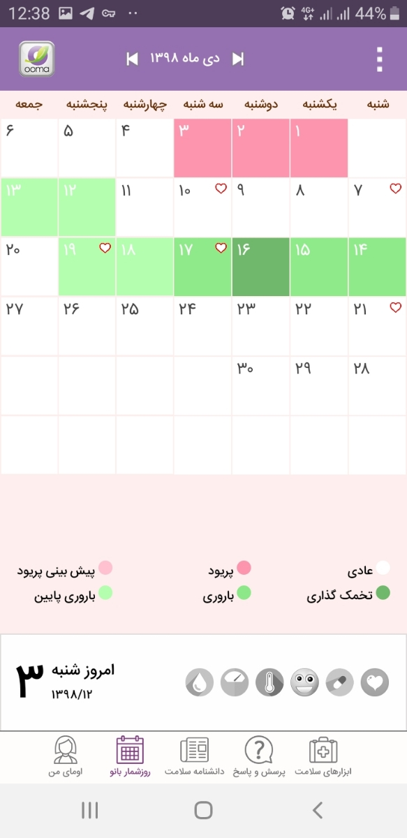 پریودی من منظم است؟