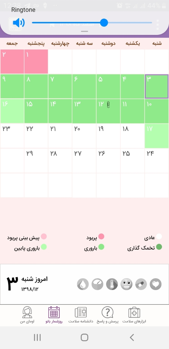 پریودی من منظم است؟