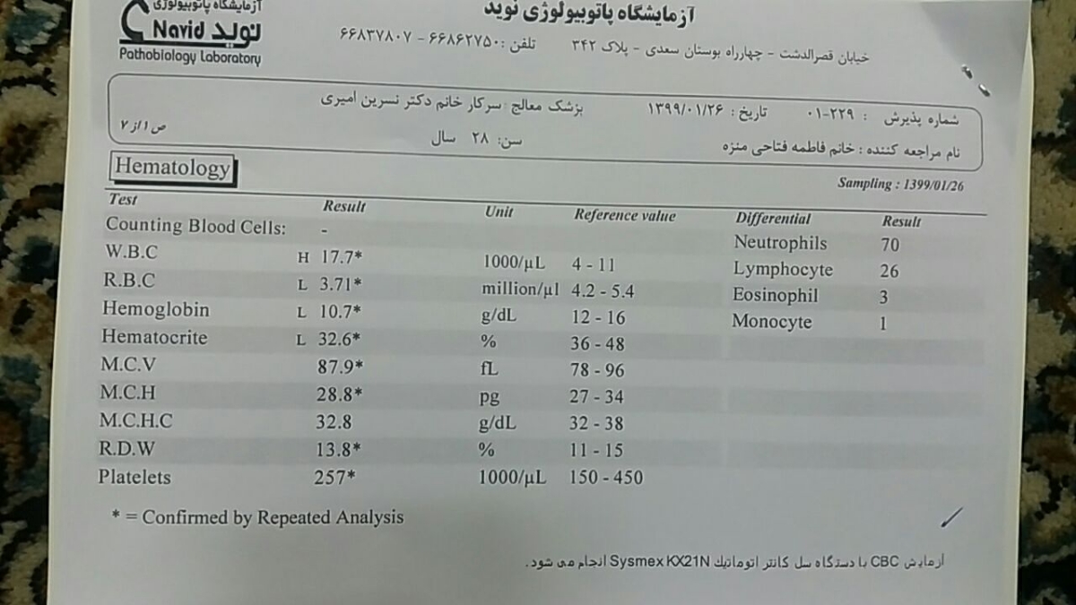 تست تحمل گلوکز و نتیجه ی ان