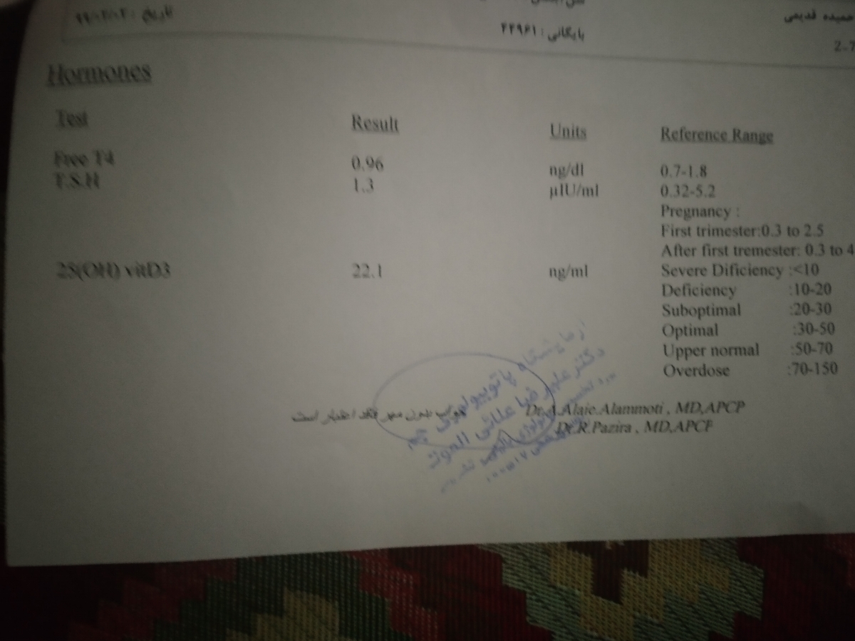 تفسیر غربالگری سه ماهه اول تفسیر غربالگری سه ماهه اول