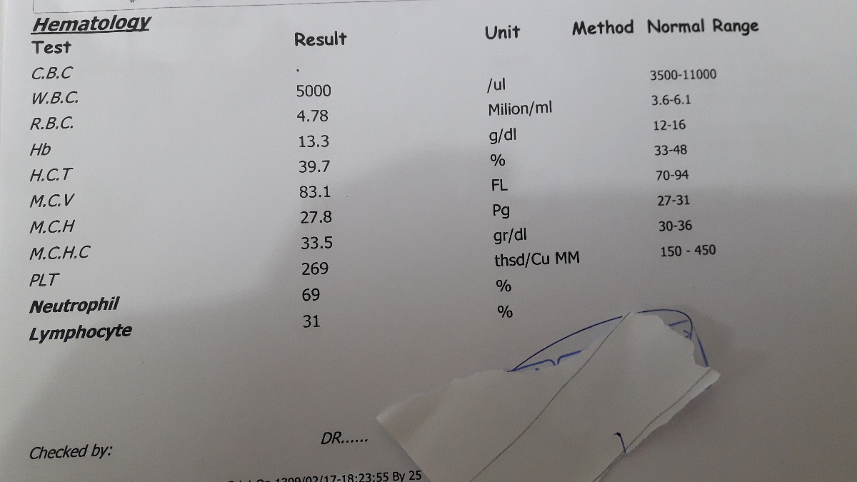 جواب ازمایش روبرام تفسیرکنیدلطفا