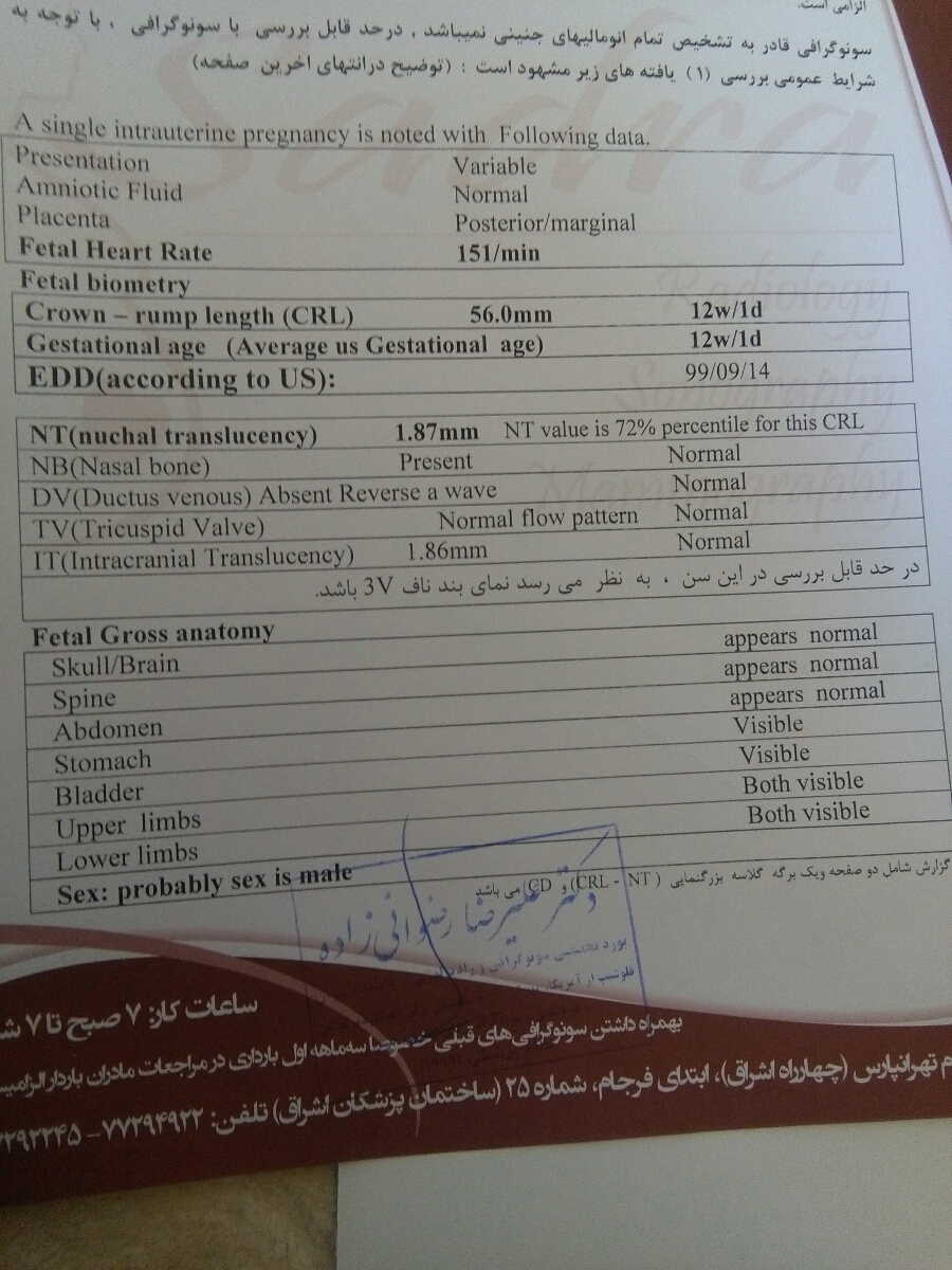 سونو غربالگری اول میشه کمک کنید سونو غربالگری اول میشه کمک کنید