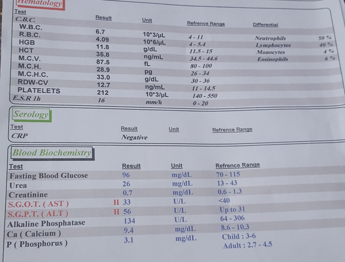 تفسیر ازمایش خون ۱۴ هفتگی