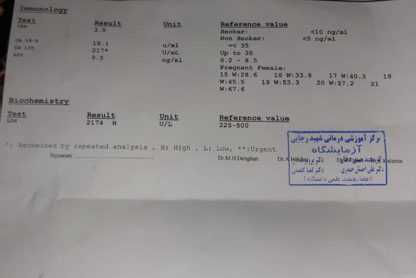 کسی میدونه تفسیر این آزمایش و؟