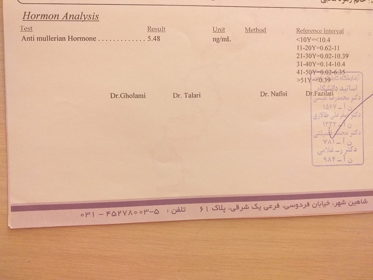 تفسیر آزمایش هورمونی و تنبلی تخمدان