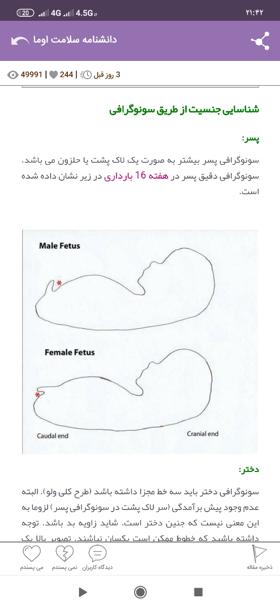 جنسیت پسر و علائم