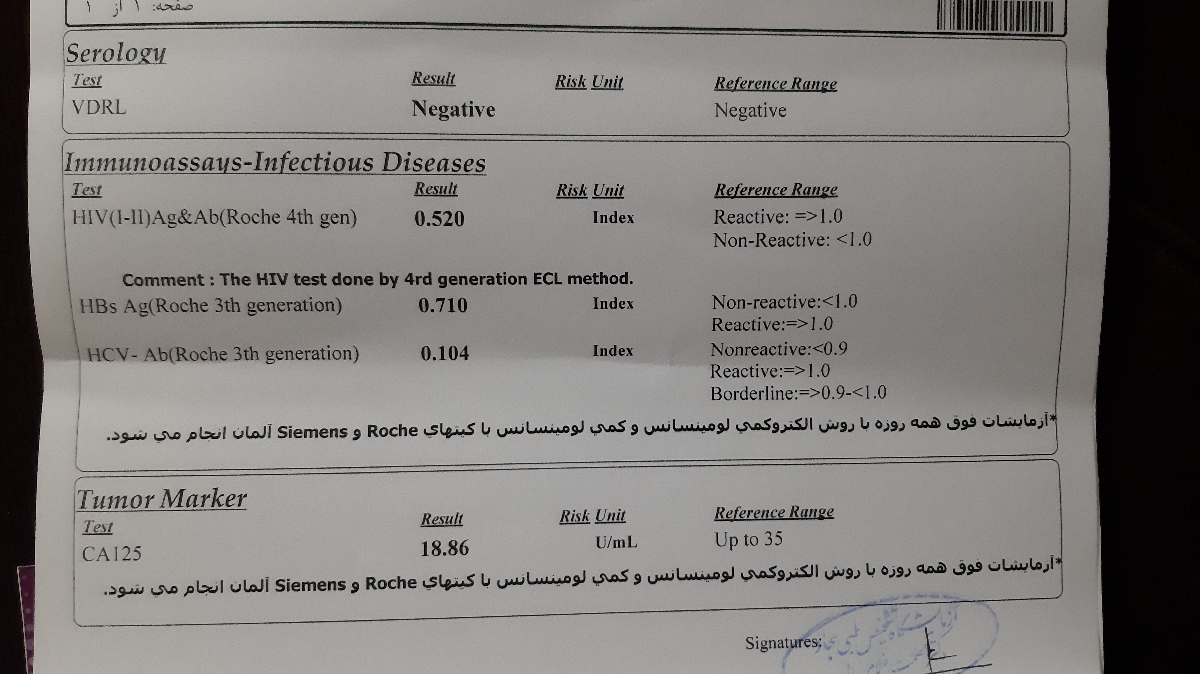 تفسیر ازمایش اگه کسی میدونه جوابشو بهم بگه 🙏🙏