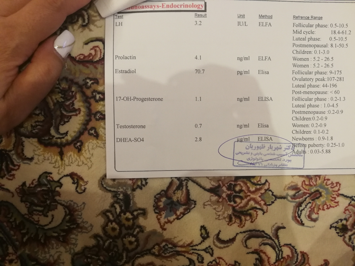 آزمایش روز سوم پریود آزمایش روز سوم پریود