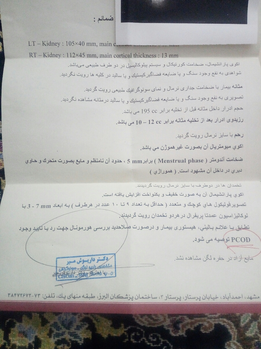 خانوما میشه بیاین سونوگرافیم نگاه کنین خانوما میشه بیاین سونوگرافیم نگاه کنین
