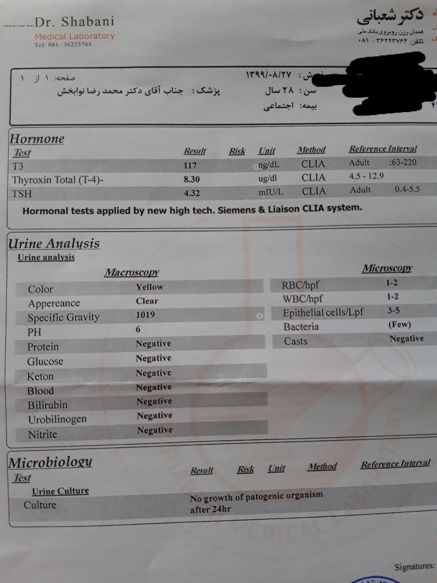 تفسیر ازمایش تیرویید و اینکه به دارو نیاز دارم یا نه تفسیر ازمایش تیرویید و اینکه به دارو نیاز دارم یا نه