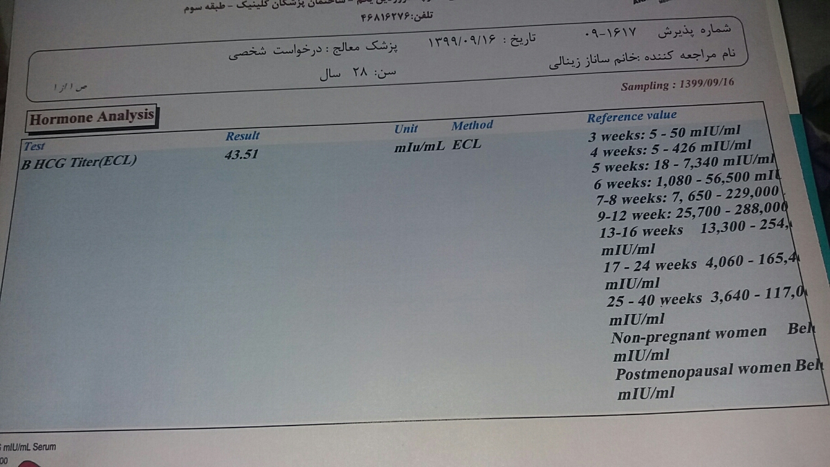 سلام خانم دکتر نظرتونو راجع ب این ازمایش خون میدید