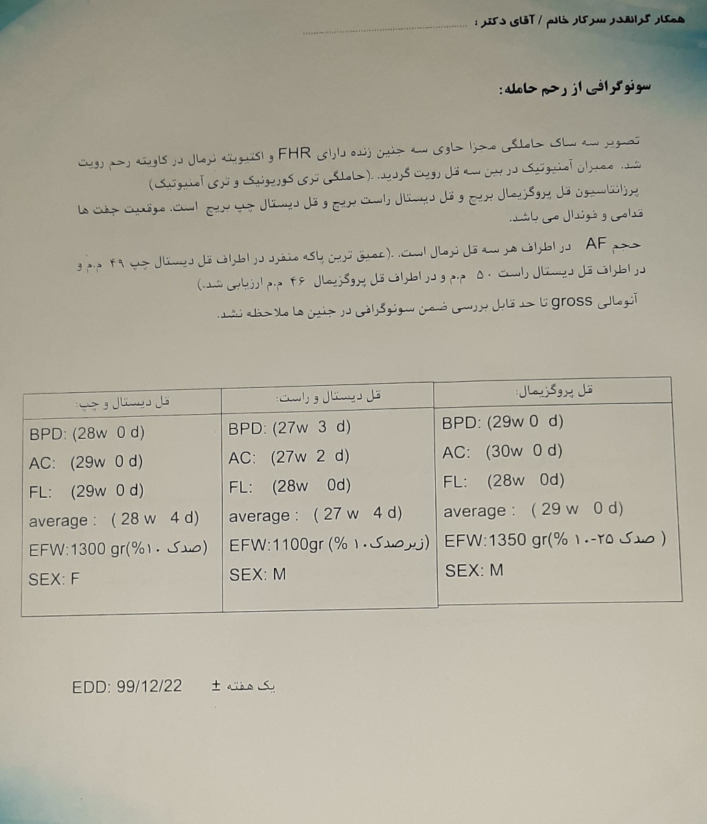 iugr مرحله یک مطرح شده..لطفا کمکم کنید