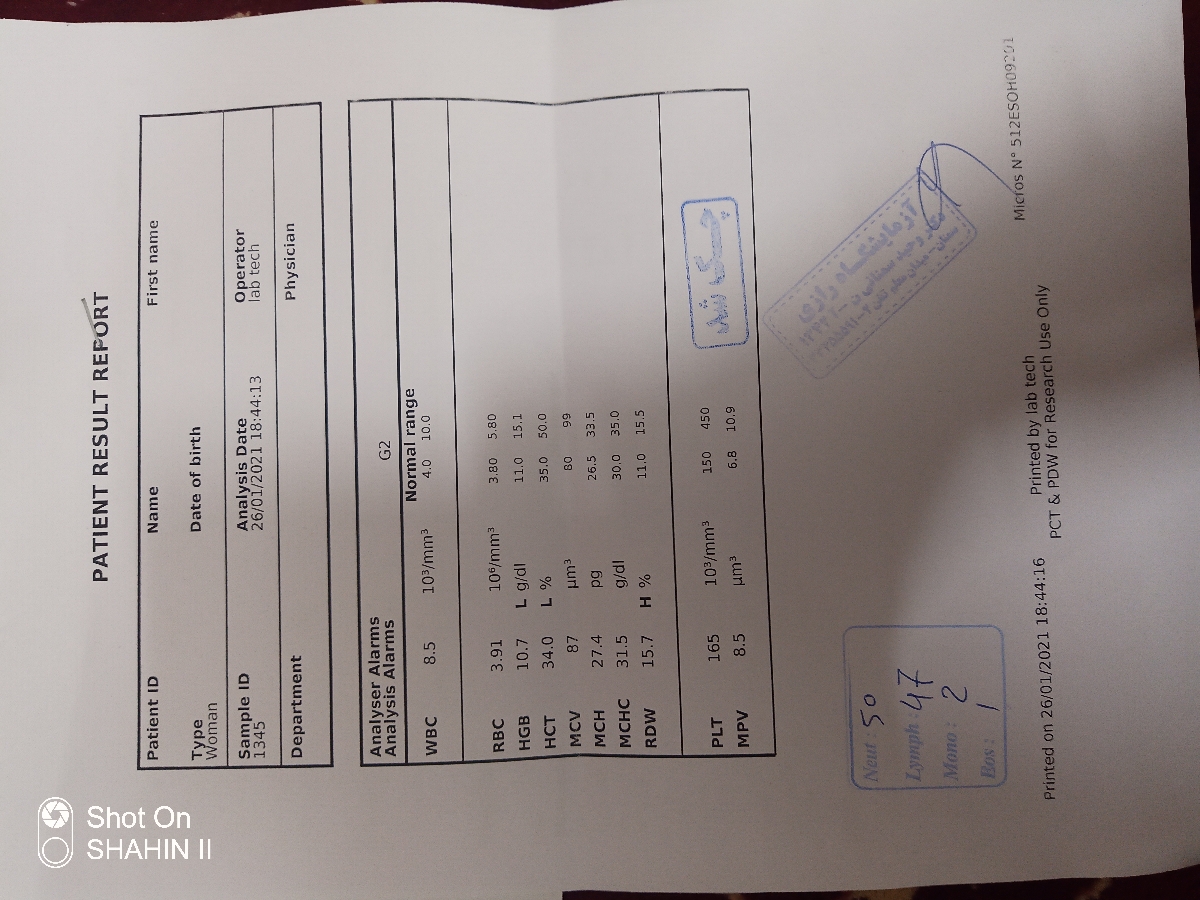 تفسیر تست گلوکز تفسیر تست گلوکز