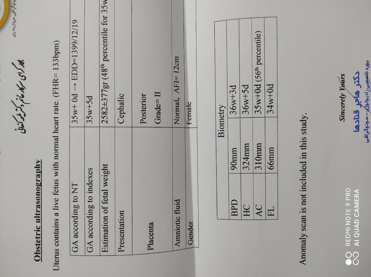 سونو وزن ممنون میشم جواب بدین🌹