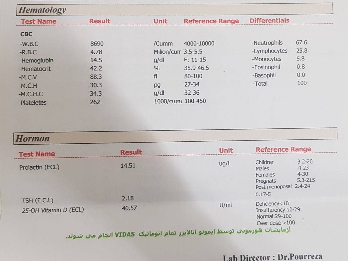 ۲ماه اقدام و باردار نشدن